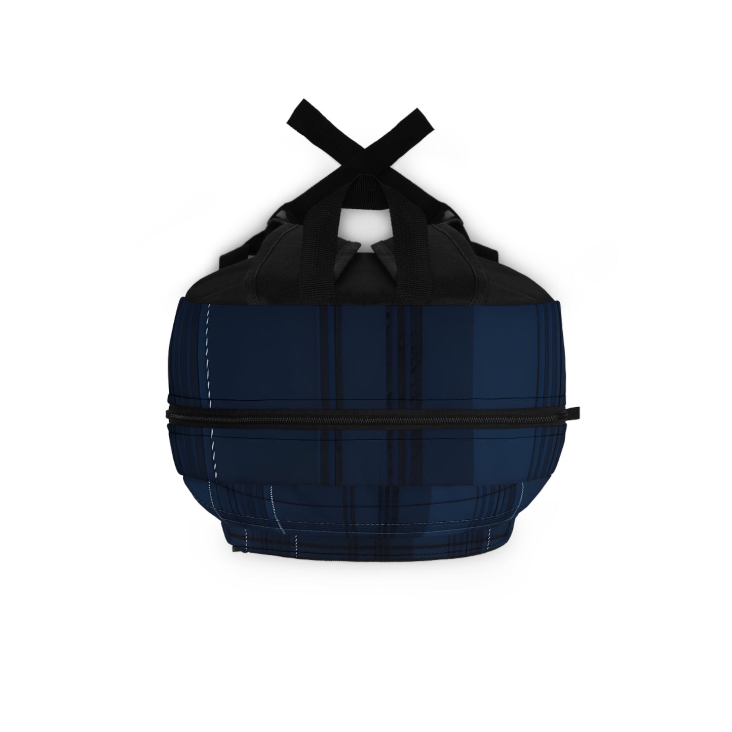 Stylish Plaid Fabric Backpack for School & Work & Travel