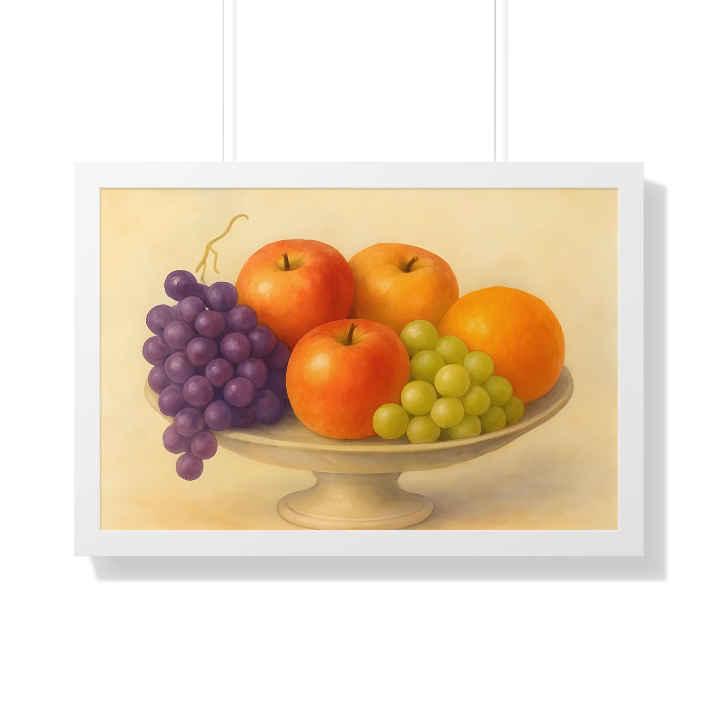 Fruits Framed Horizontal Poster - Dining Room Wall Art