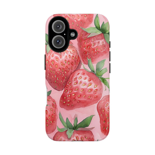 Strawberry Tough Phone Case for Fruit Lovers