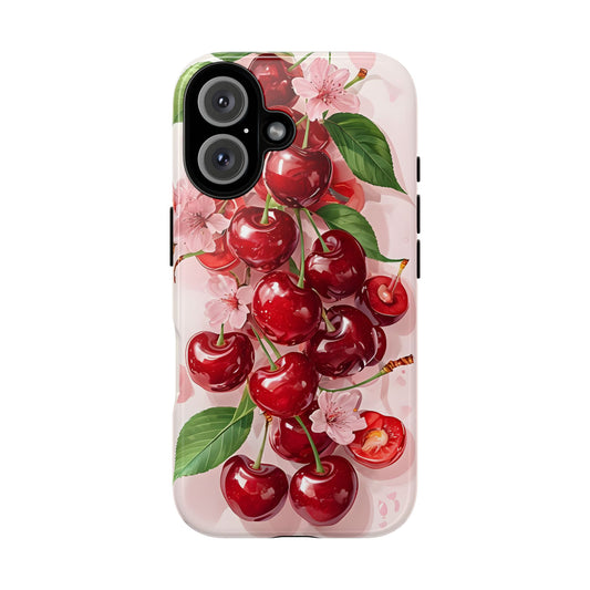 Cherry Blossom Tough Phone Case - Vibrant Floral Design for Nature Lovers