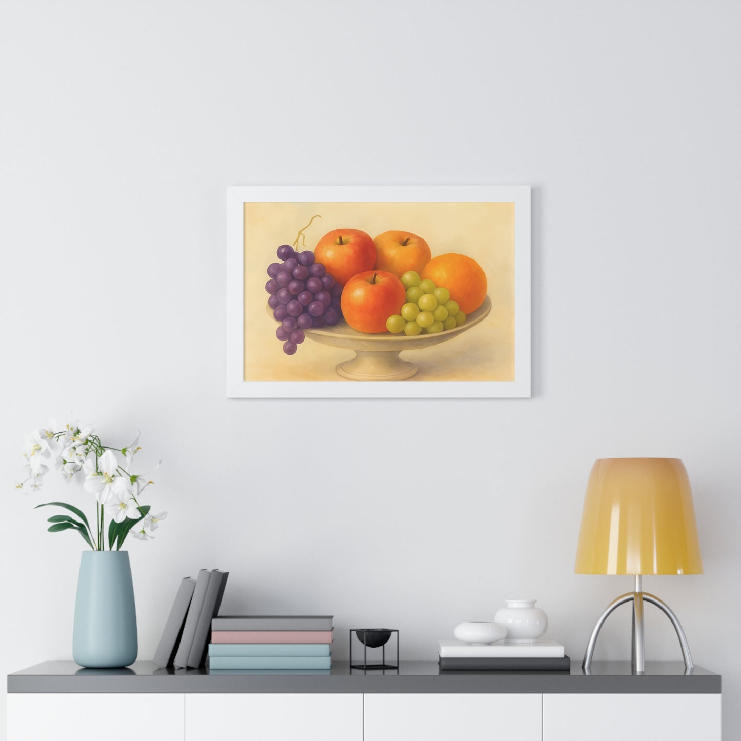 Fruits Framed Horizontal Poster - Dining Room Wall Art