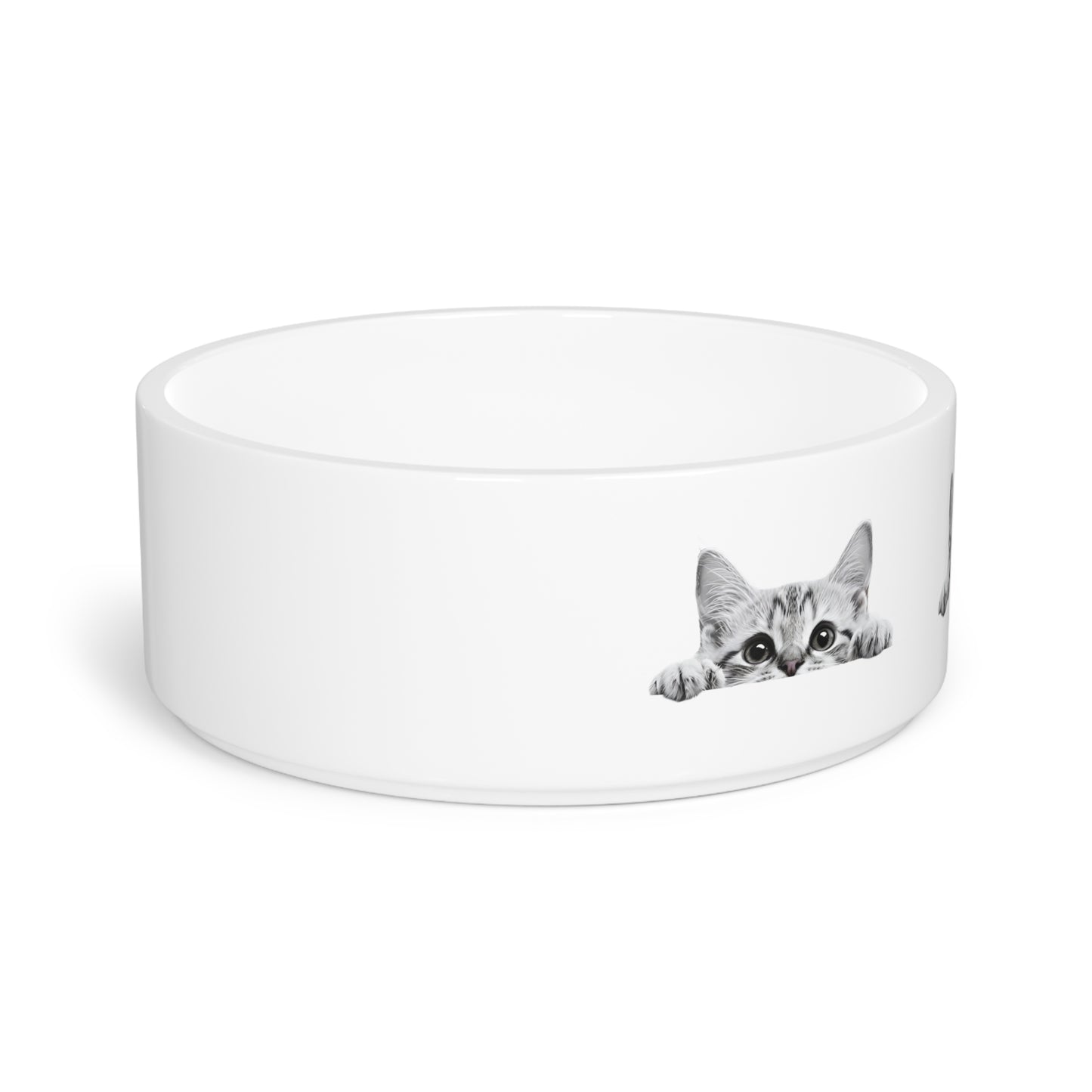 Cute Cat Ceramic Pet Bowl - Purrfect Dish for Feline Friends