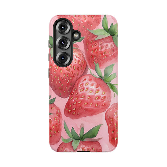 Strawberry Tough Phone Case for Fruit Lovers
