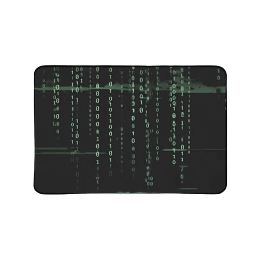 Matrix-Themed Desk Mat - Artistic Desk Accessory for Home Office