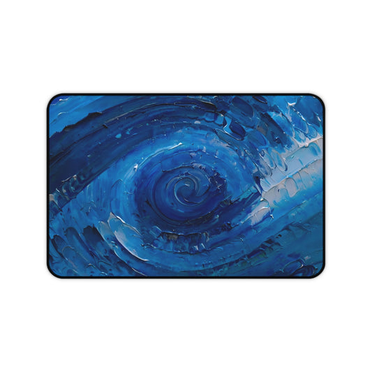 Ocean Waves Desk Mat - Artistic Desk Accessory for Home Office