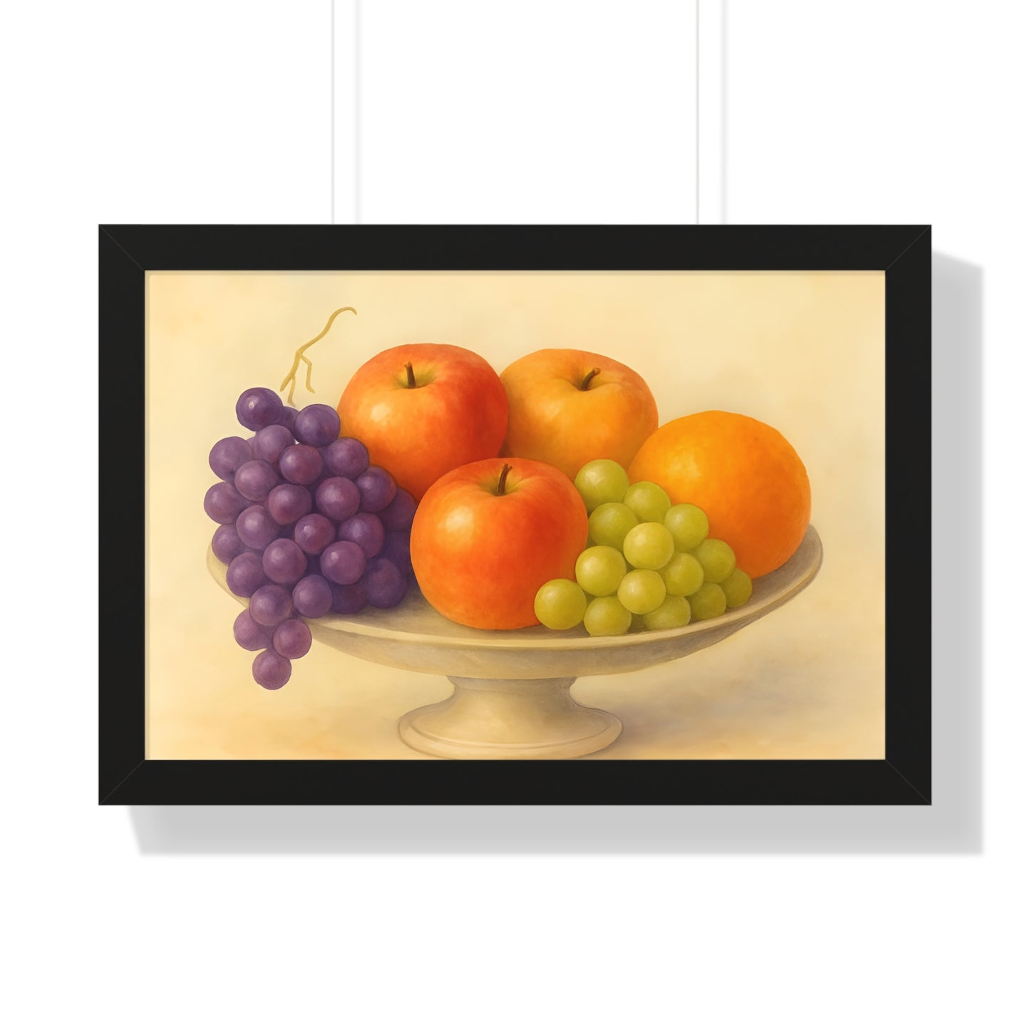Fruits Framed Horizontal Poster - Dining Room Wall Art