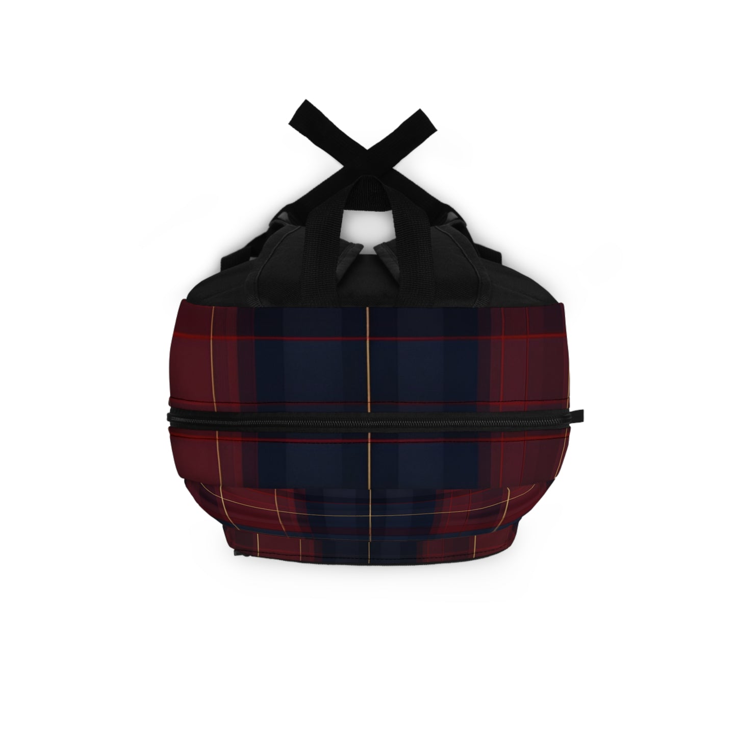 Cozy Plaid Fabric Backpack for School & Work & Travel