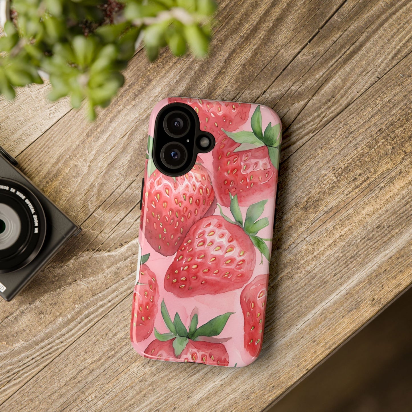 Strawberry Tough Phone Case for Fruit Lovers