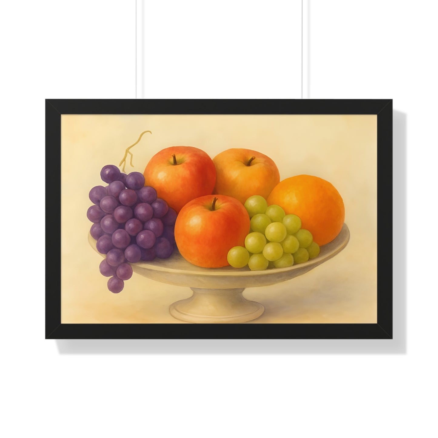 Fruits Framed Horizontal Poster - Dining Room Wall Art