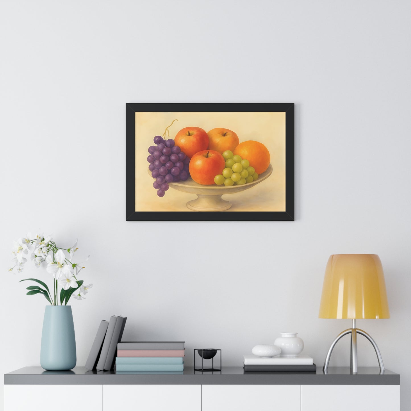 Fruits Framed Horizontal Poster - Dining Room Wall Art