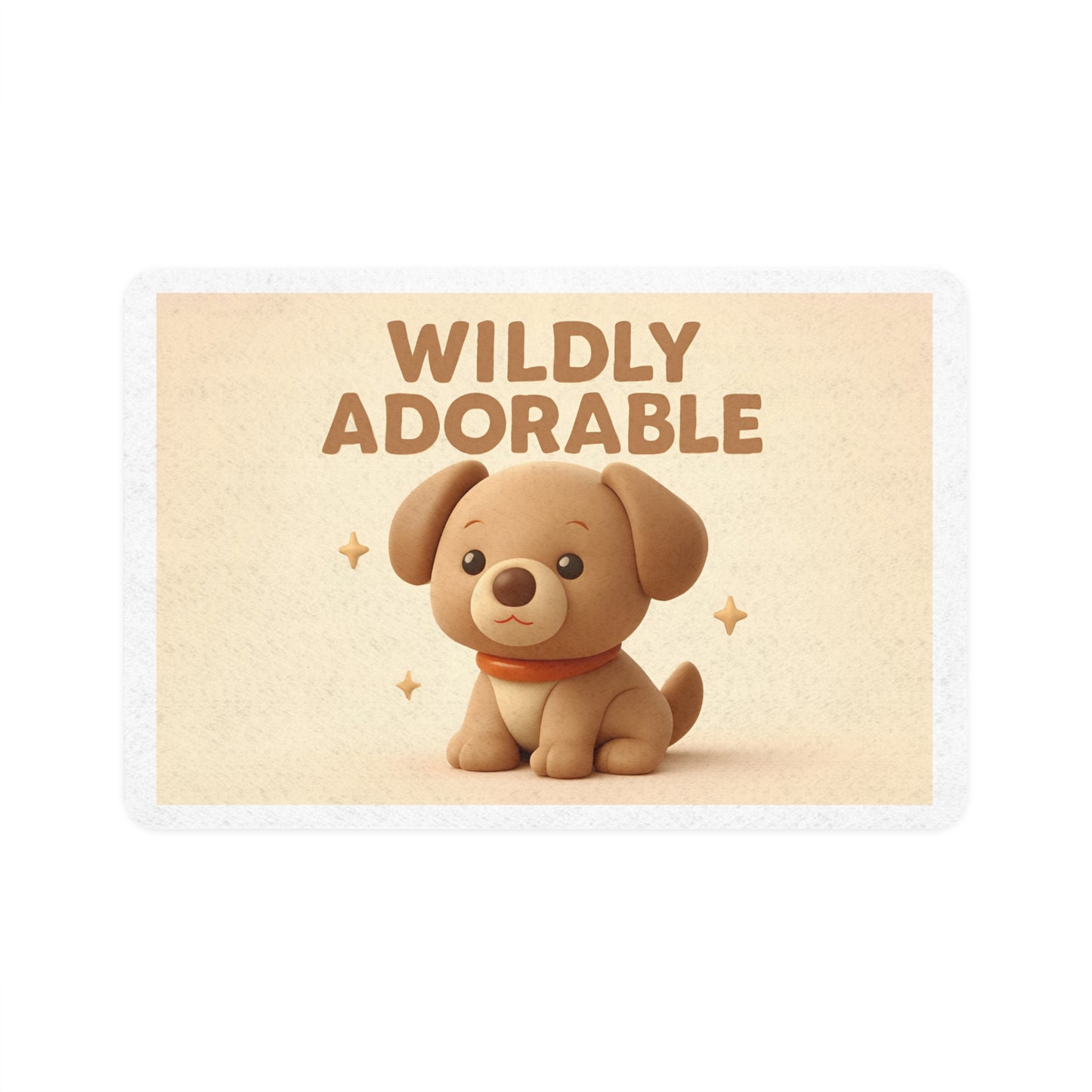 Pet Food Mat - Wildly Adorable Design (12x18)