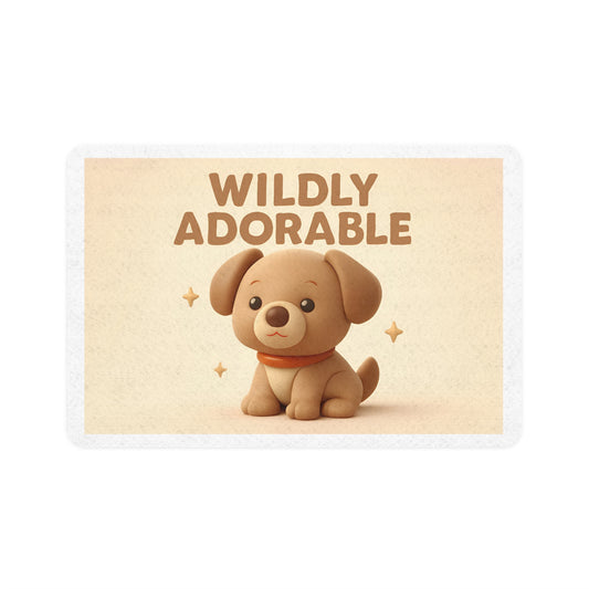 Pet Food Mat - Wildly Adorable Design (12x18)