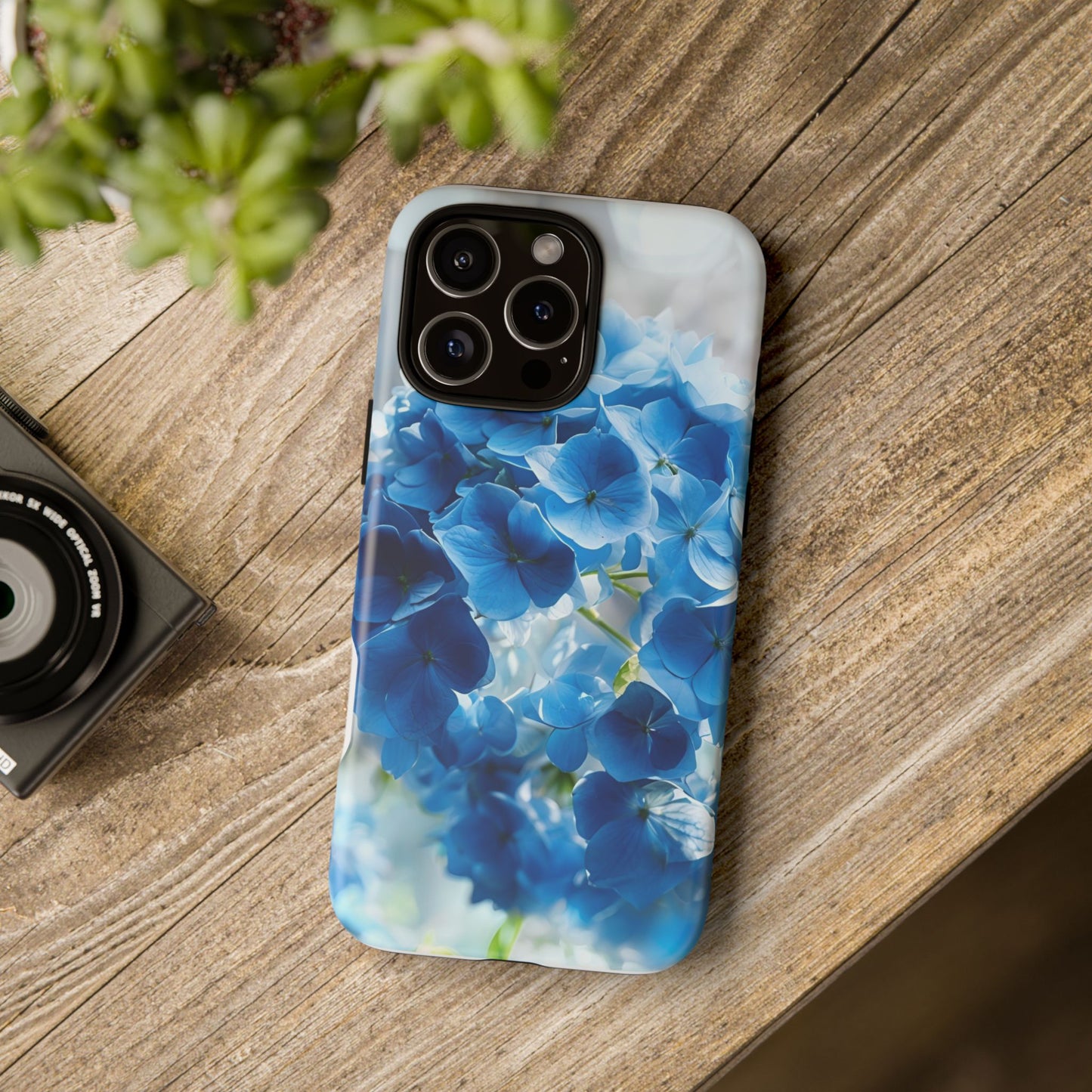 Floral Tough Phone Case - Hydrangea Petals In Dreamy Background